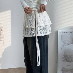 나야홍 / 아이우먼 캉캉레이스매듭스커트 YPV921M512 빅사이즈