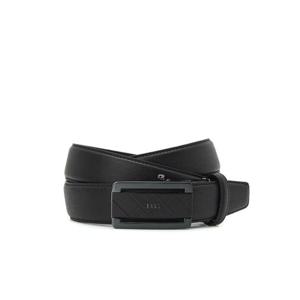 [닥스ACC][선물포장/쇼핑백동봉][자동벨트]블랙 체크배색 가죽 자동벨트 DBBE3E089BK