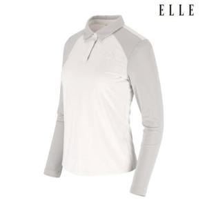 엘르골프 세이브존01 여성 배색형 폴로티셔츠 6J65201 100