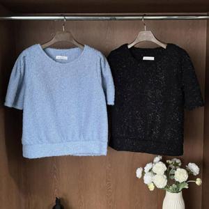 나야홍 / 빅사이즈블라우스 X028L601 트윙클퍼프털블라우스 YP