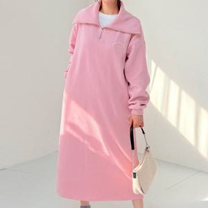 나야홍 / 아이우먼 양기모굿띵박시원피스 POX053M601 빅사이즈