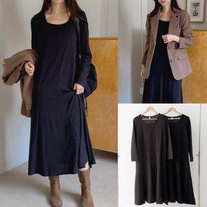 나야홍 / 위쉬몰 RD 기모스퀘어훌링원피스(X071H601) 빅사이즈