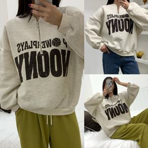 나야홍 / 위쉬몰 MC 누니반집업박시맨투맨(X043H601) 빅사이즈