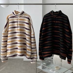 나야홍 / 빅사이즈아우터 X014L601 컬러다이아반하이집업 GB