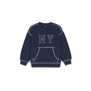 MLB키즈긴팔티 NQK 7AMTV0151-50NYS 바시티포켓 맨투맨 뉴욕양키스