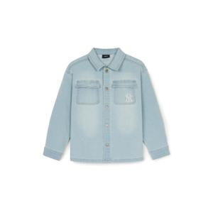 MLB키즈자켓 NQK 7AWSB0151-50BLL 베이직 빅럭스 져지데님 셔츠 뉴욕양키스