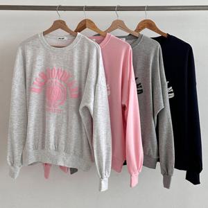 나야홍 / 빅사이즈티 X076L601 리치그래픽박시맨투맨 MC