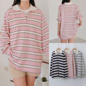 나야홍 / 위쉬몰 LY 럭비단가라카라티셔츠(X101H601) 빅사이즈