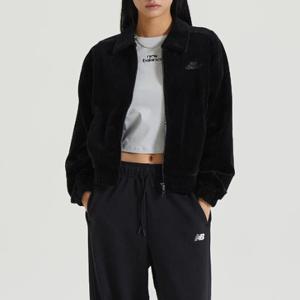 뉴발란스자켓 EQS NBMDF4W042-19 WOMEN 벨루아 골지 스탠넥 집업 (SEMI OVER FIT)