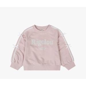 [치크(키즈)]여아 레이스 라글란 맨투맨 CKMA2612G