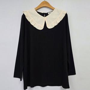 나야홍 / 아이우먼 더블프릴배색카라티 RIT954M602 빅사이즈