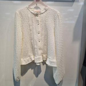 수스 HC36 와플콩단추블라우스 S261BKT3Z1