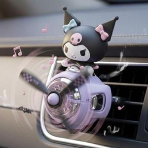 [문구] 산리오 비행기 차량용 방향제 VER3-쿠로미