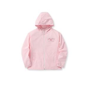 디스커버리키즈바람막이 XQD DKWJ51043-LPS 키즈 바시티 백그래픽 경량 바람막이 자켓