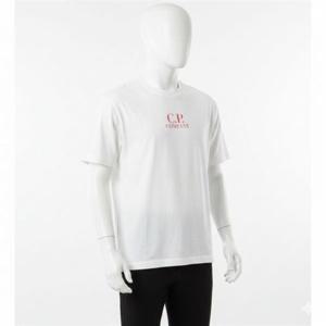 씨피컴퍼니 CP컴퍼니 301 저지 로고 T-티셔츠 18CMTS141A 005100W 103 티셔츠 375654