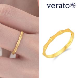 베라토 24K 순금 뱀부 반돈 반지 1.875g