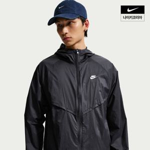 [나이키] 윈드러너 남성 언라인드 풀집 UV 재킷 IO9628-010