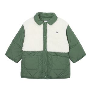 [블루독베이비]블루독베이비 퀼팅 더블카라 패딩_GN (43C1411303)