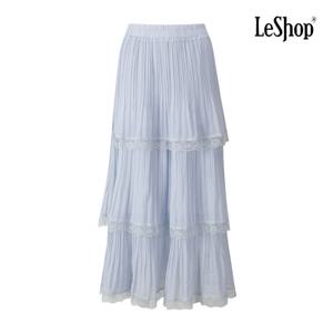 르샵  러블리 플리츠 레이스 캉캉 스커트 (BQ4SK001A)