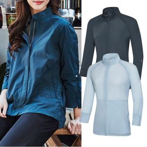 콜핑 봄 여성 등산 바람막이 경량 7부소매 트임 자켓