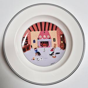 빌레로이앤보흐 디자인 나이프 수프접시 21cm 난로