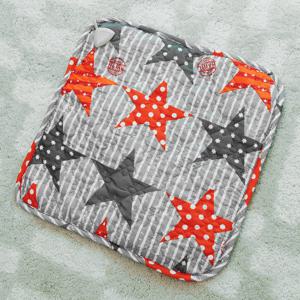 디누스 한일전기 양면 빈티지스타 오렌지 1인용 전기방석 44X44cm