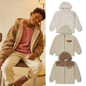 [지오다노주니어] 03071913 후리스 패딩 후드집업자켓