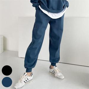 빅사이즈사랑해요 E982L111 하니코튼기모조거팬츠 BN