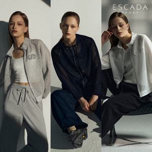 에스카다스포츠 26SS 글리터 크로쉐 니트 점퍼 1종