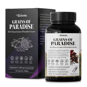 아프리카산 파라다이스 그레인 10배농축 버닝 추출물 5000mg 60캡슐 1개