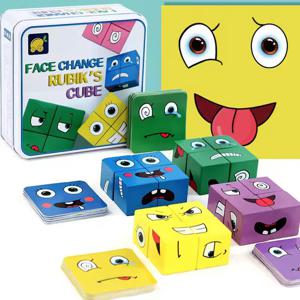 루빅 얼굴 페이스 표정 맞추기 바꾸기 스피드게임 보드게임 w075