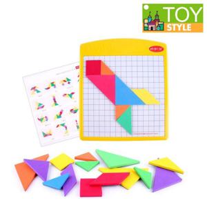 양면 자석 칠교놀이/학습완구 교구 퍼즐