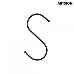 아트사인 S자 걸이형행거 검정 특대10개입 14301/S자고리/S자걸이/후크걸이/행거/S자행거/다용도고리후크/다용도고리