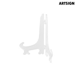 아트사인 접시받침대 중/0746/접시정리대/접시거치대/액자받침대/접시이젤/투명이젤/투명스탠드