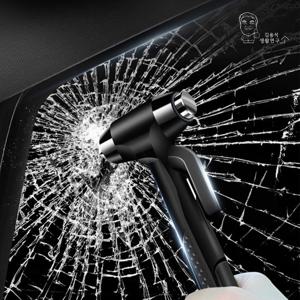 모던블랙 비상탈출 캠핑 차량 유리파손 해머 망치