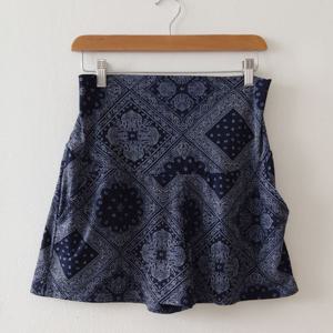 임산부 페즐리반바지 임부복 팬츠