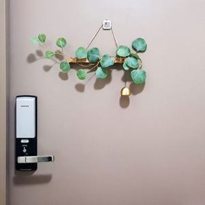 이앤 문종 현관종 북유럽디자인 우드조화도어벨 풍경종