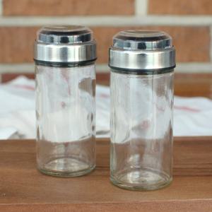 글라스 투명 미니양념통 2SET 깨소금통 주방 후추