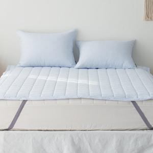 몽쉐어 퐁당 60수 순면 고정밴드 침대패드 Q