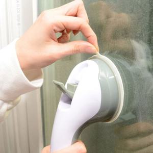 베란다 흡착식 창문 손잡이 유리 도어손잡이