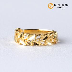 펠리체골드 24K 순금 월계수 반지 3.75g