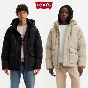 리바이스 594930045 남자 드라이 터치 패딩 후드 자켓