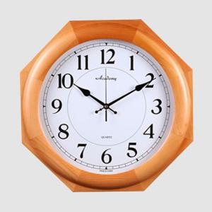 D-408 BA 무소음 모던 우드 벽시계