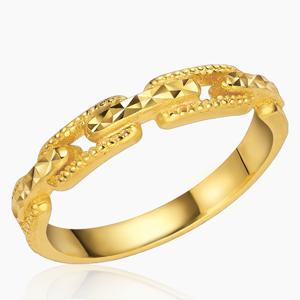 [오운] 24K 센느 컷팅 체인 반지 3.75g