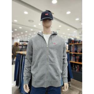 [리바이스] 공용 스몰로고 기모 후드집업 34259-0000