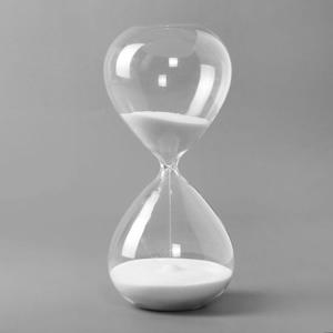 모레시계 유리 모래시계(60분-화이트) 사우나시계 인테리어소품