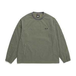 내셔널지오그래픽 N241USW080 우븐 트레이닝 맨투맨 LICHEN KHAKI