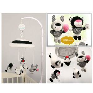 아기모빌 요정흑백모빌 오르골포함 멜로디 봉제인형 신생아모빌