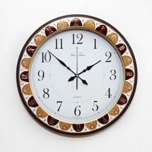 데일리데코 심플 우드 벽시계