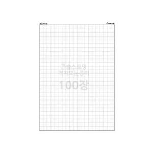 (가베가족)KS0101 큰솔스토밍 격자모눈종이 100장